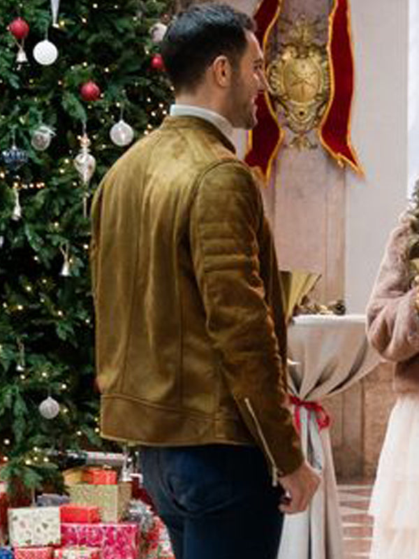 12 Date Of Christmas Jay Koensgen Suede Leather Jacket Free Shipping Worldwide