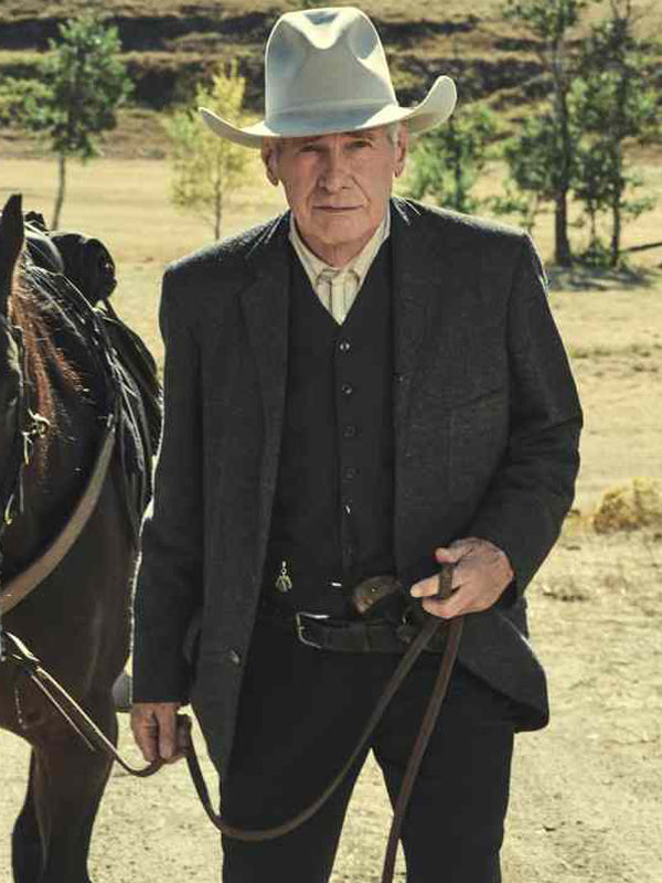 1923 Jacob Dutton Gray Wool Blazer Black Friday Sale