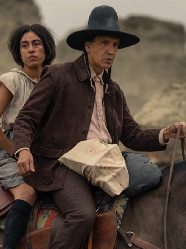 1923 Michael Greyeyes Brown Cotton Jacket Easter Sale