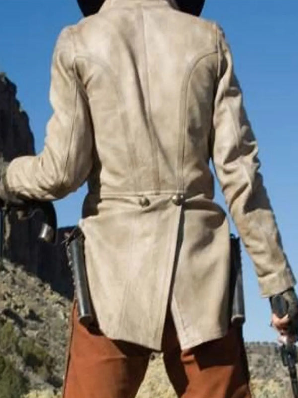 310 to Yuma Ben Foster Beige Leather Tailcoat Buy now