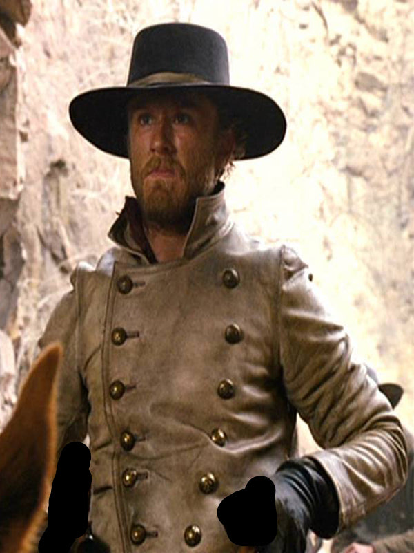 310 to Yuma Ben Foster Beige Leather Tailcoat Shop now