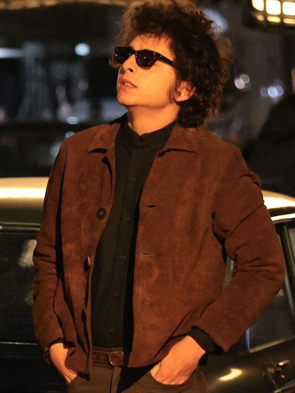 A Complete Unknown Bob Dylan Vintage Suede Jacket