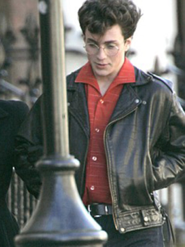 Aaron Taylor NoWhere Boy Black Leather Jacket Shop now