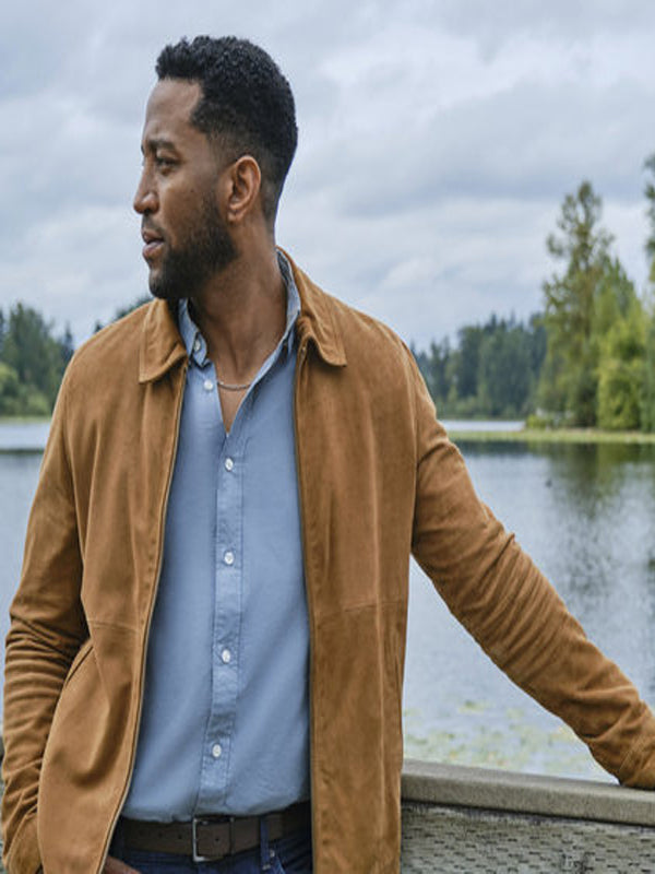 Advice To Love Brook Darnell Brown Suede Jacket Free Shipping UK USA Canada