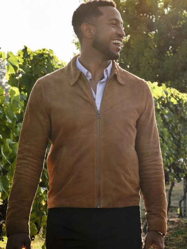 Advice To Love Brook Darnell Brown Suede Jacket