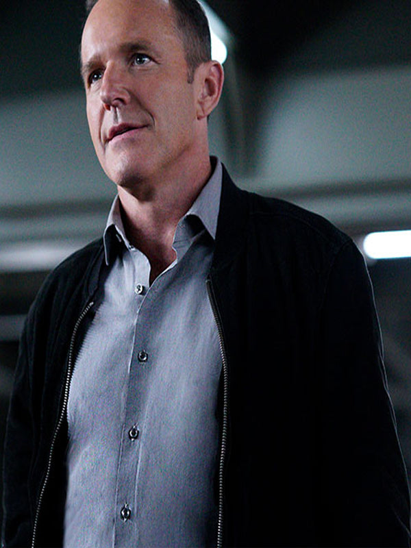 Agents Of S.H.I.E.L.D. Clark Gregg Leather Suede Jacket New Year Sale