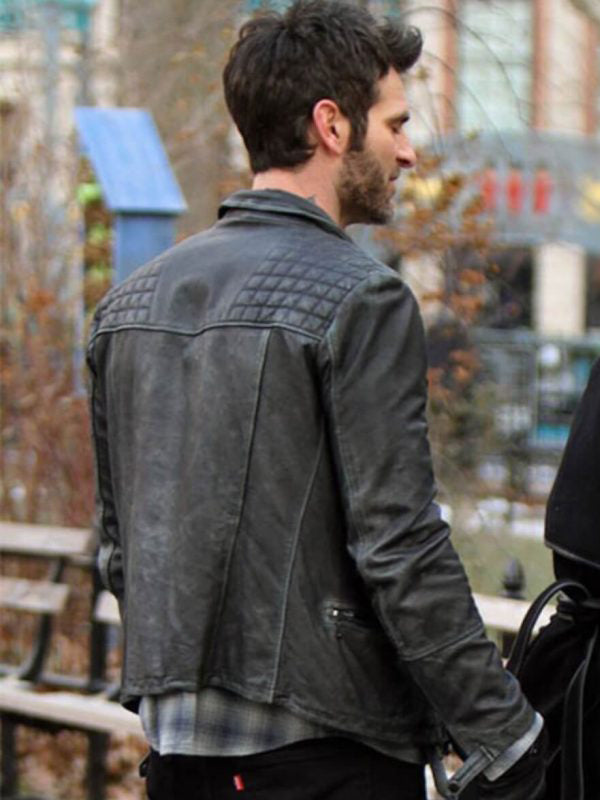 Alan Powell Quantico Brando Leather Biker Jacket New Year Sale