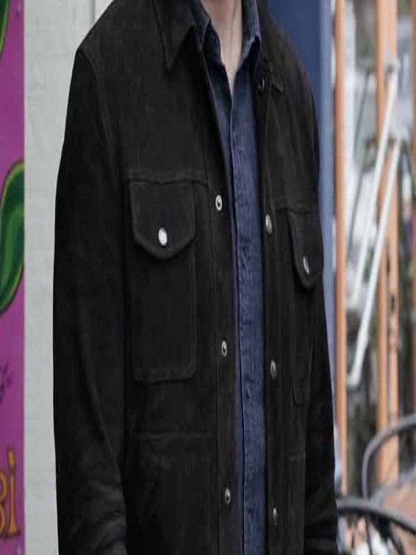 Alaric Saltzman Legacies Black Leather Suede Jacket Gifts for Him