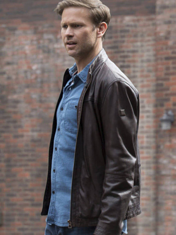 Alaric Saltzman The Vampire Diaries Brown Leather Jacket Gifts For Him