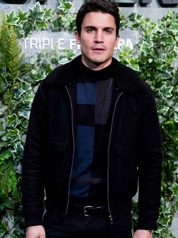 Alex Gonzales Quantum Leap Black Wool Jacket on Sale
