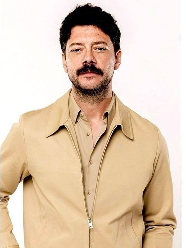 Alvaro Morte Brown Classic Cotton Jacket Buy now