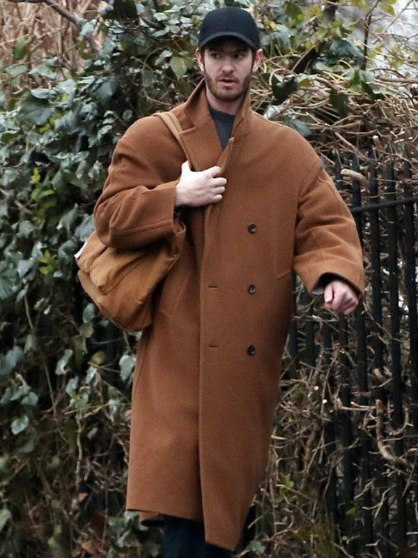 Andrew Garfield We Live In Time Wool Trench Coat