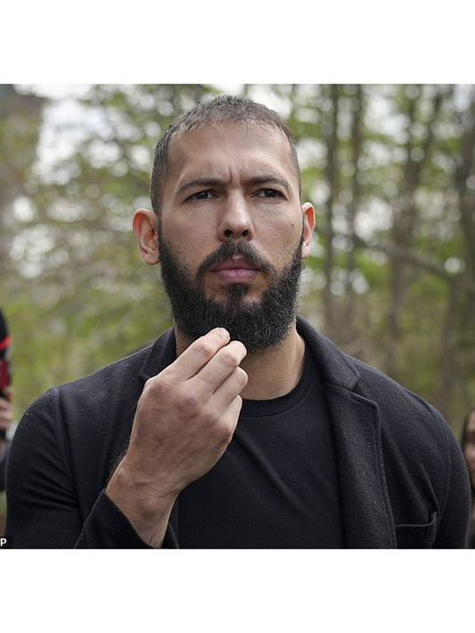 Andrew Tate Cobra Black Wool Blazer Shop now