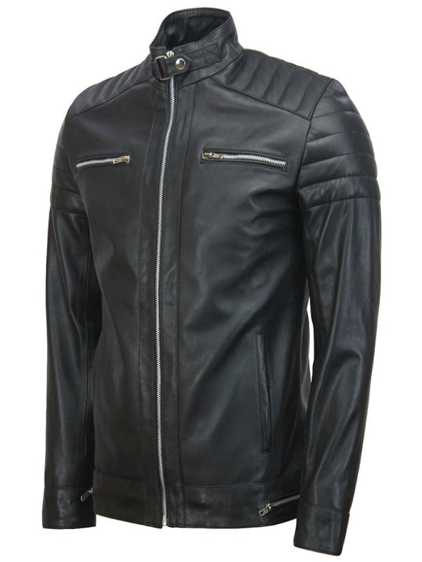 Andrew Tate Cobra Top G Black Leather Jacket Celebrity Jackets