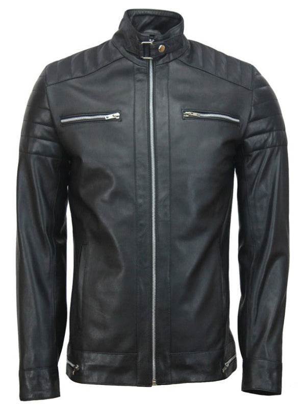 Andrew Tate Cobra Top G Black Leather Jacket Easter Sale
