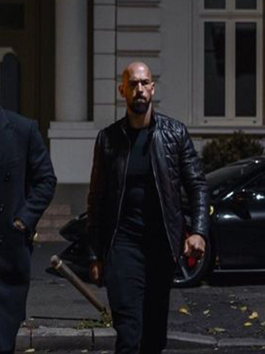 Andrew Tate Top G Cobra Bomber Leather Jacket Free Shipping UK USA Canada