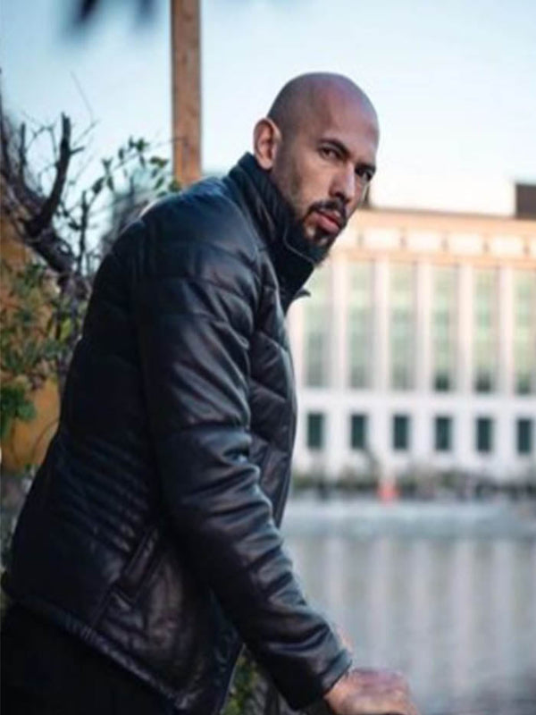 Andrew Tate Top G Cobra Bomber Leather Jacket Gifts for Him