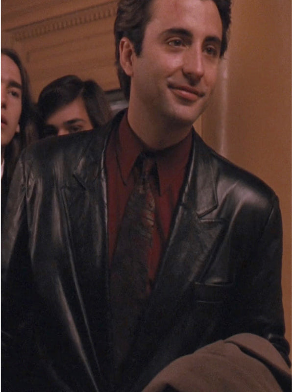 Andy Garcia The Godfather Vintage Leather Coat Free Shipping USA UK Europe