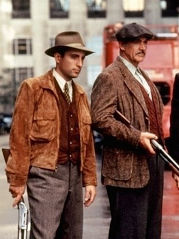 Andy Garcia The Untouchables Vintage Suede Leather Jacket Gifts for Him