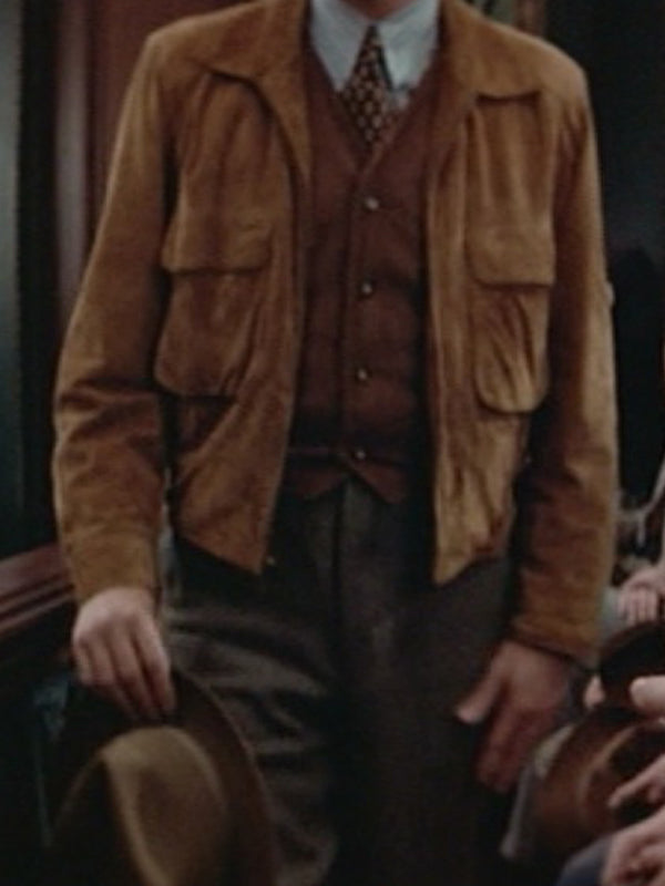 Andy Garcia The Untouchables Vintage Suede Leather Jacket Halloween Sale
