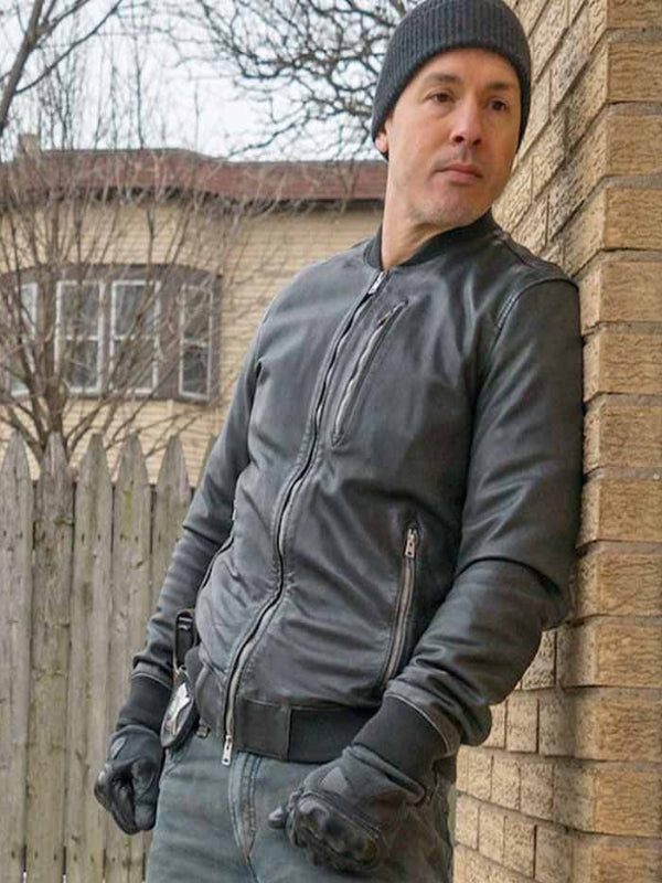 Antonio Dawson Chicago P.D. Leather Jacket USA UK Free Shipping