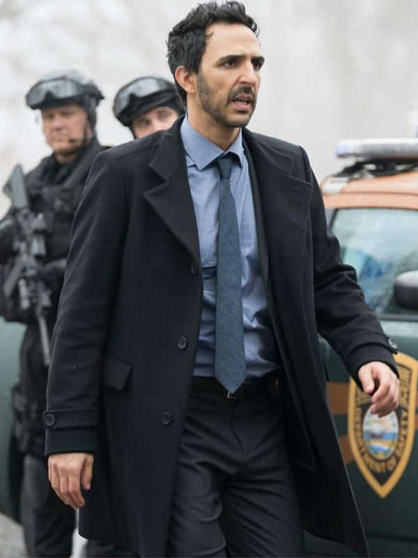 Aram Mojtabai The Blacklist Black Wool Coat