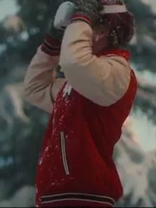 Austin Kane The Santa Clauses Red Varsity Jacket Christmas Sale