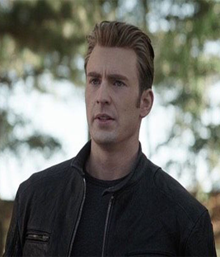 Avengers Endgame Captain America Leather Jacket Shop now