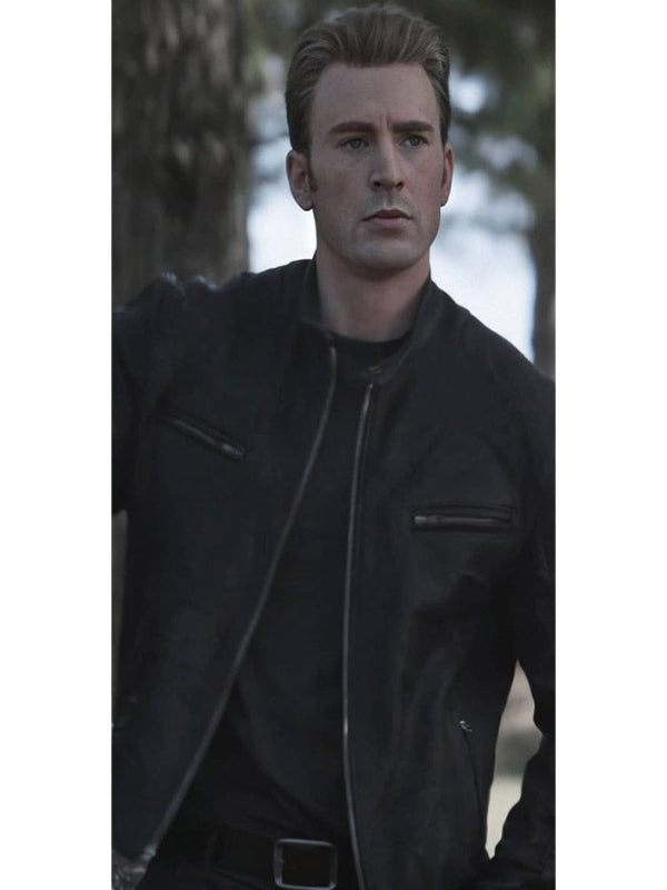 Avengers Endgame Captain America Leather Jacket