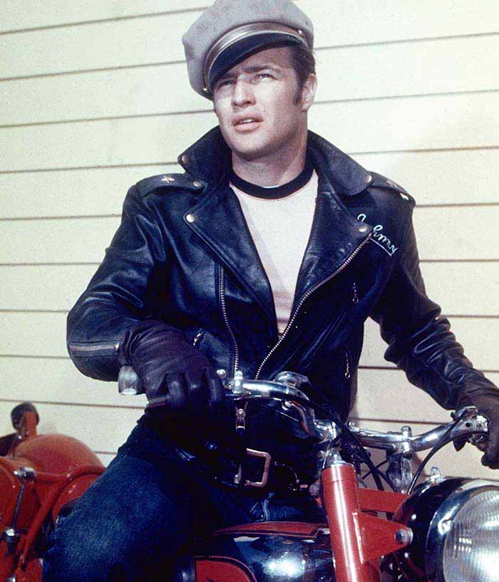 BRMC Motorcycle Club Johnny Strabler Black Leather Jacket Fathers day sale