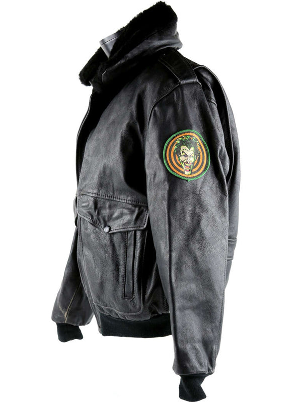 Batman 1989 Michael Keaton Black Leather Jacket Shop now