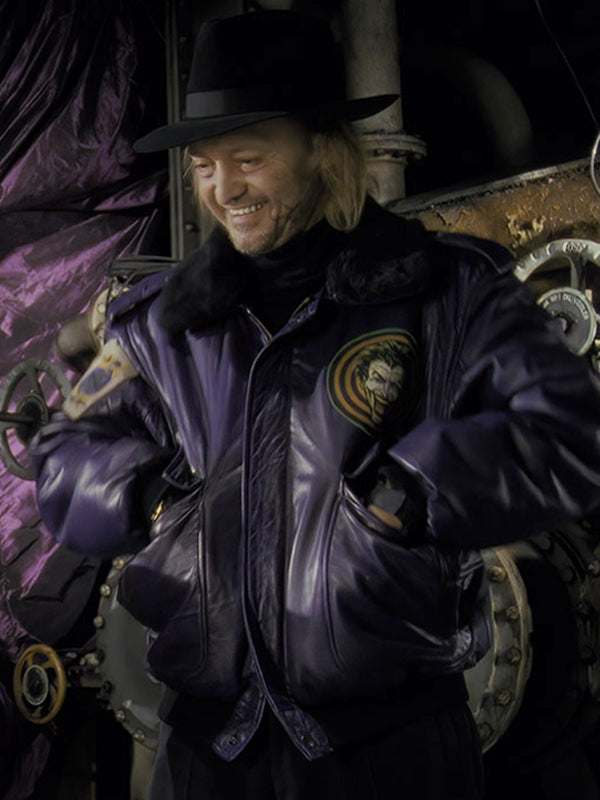 Batman Bob The Joker_s Goon Leather Jacket Costume