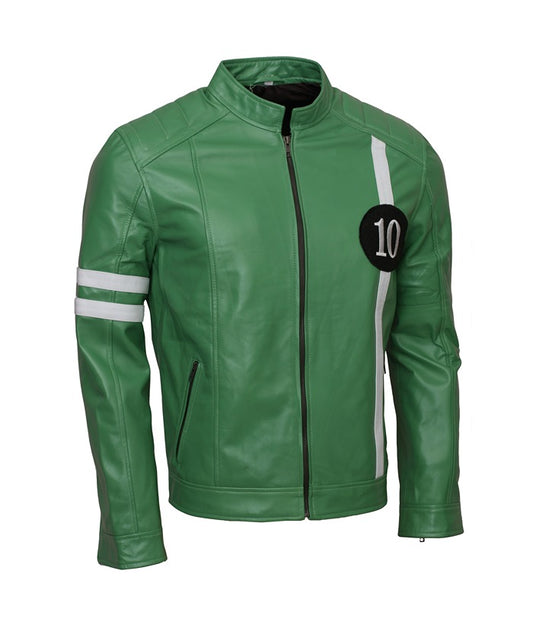 Ben 10 Ryan Kelley Leather Jacket Costume Halloween Costume