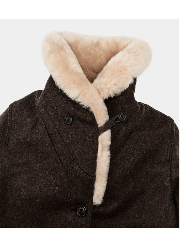 Beth Dutton Yellowstone Brown Vintage Wool Coat New Year Sale