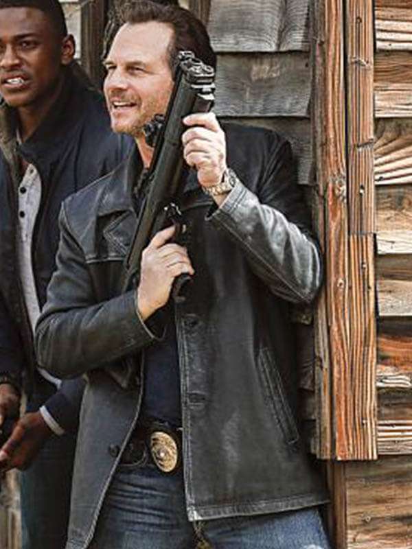 Bill Paxton Training Day Leather Jacket Black Friday Sale
