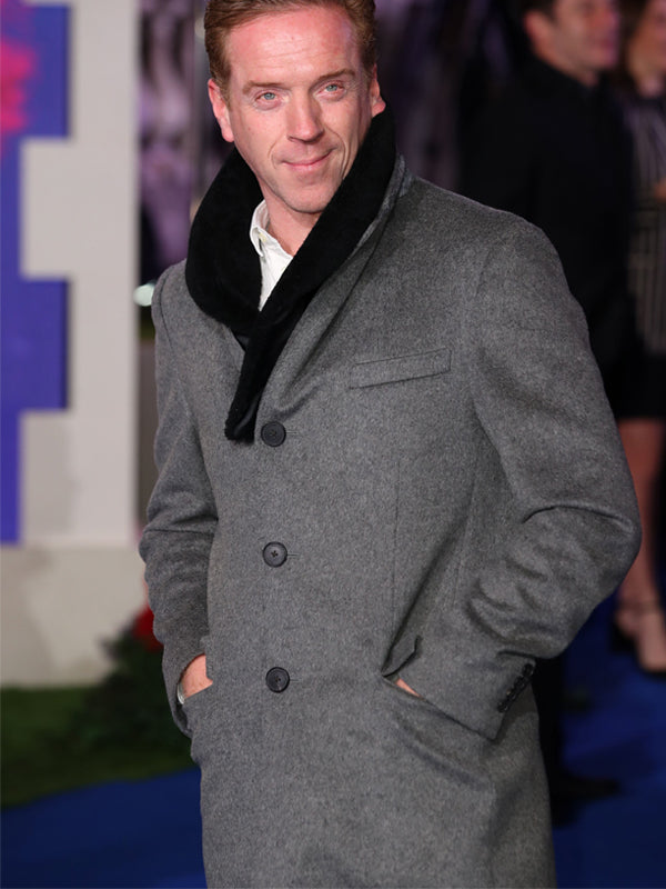 Billions S05 Bobby Axelrod Gray Wool Coat Shop now