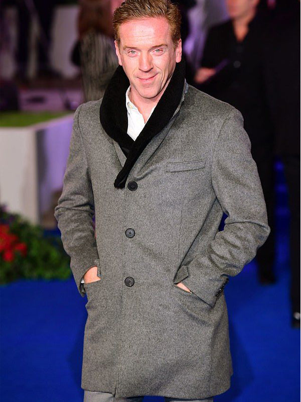Billions S05 Bobby Axelrod Gray Wool Coat