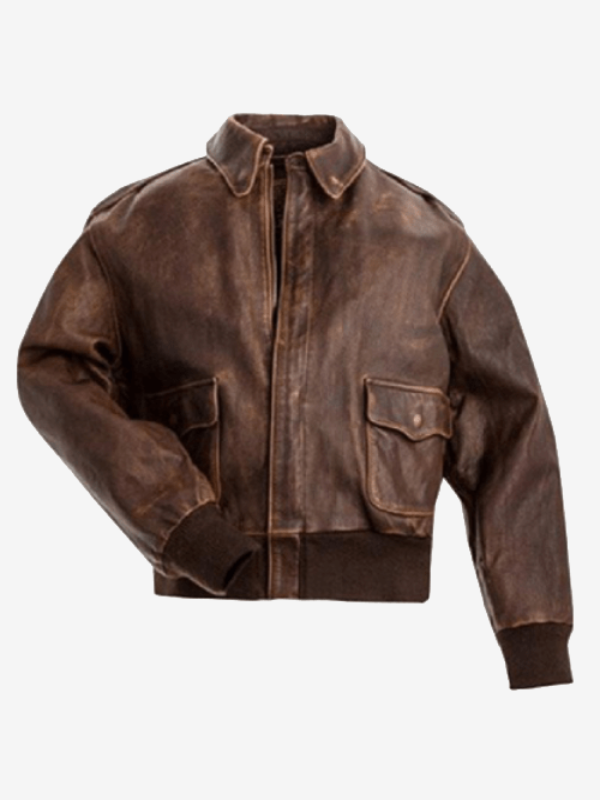Billy Hargrove Stranger Things Brown Bomber Leather Jacket Celebrity Costumes