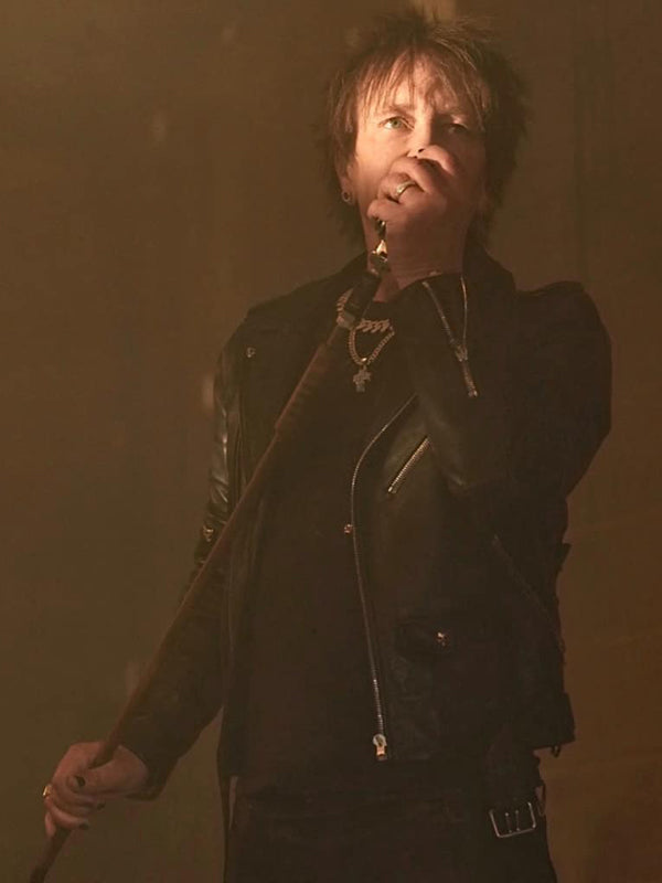 Billy Morrison Project Black Leather Jacket