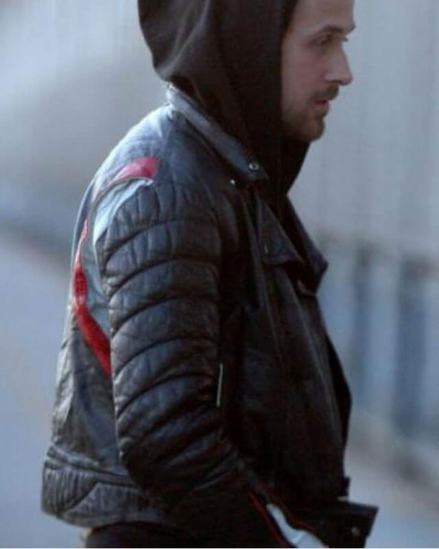 Blue Valentine Ryan Gosling Black Leather Jacket Celebrity Outfits