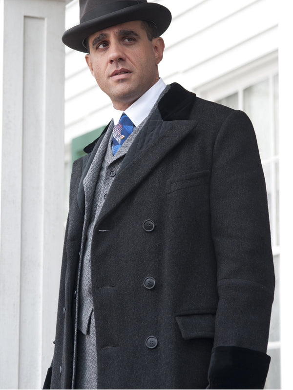 Boardwalk Empire Gyp Rosetti Vintage Gray Wool Coat Christmas Sale