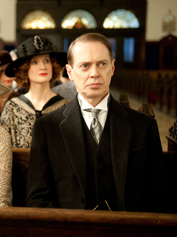 Boardwalk Empire Nucky Thompson Black Wool Coat Shop now