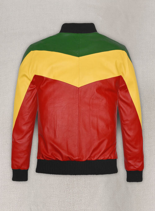 Bob Marley Vintage Bomber Leather Jacket Celebrity Outfits