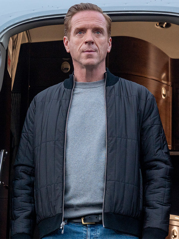 Bobby Axelrod Billions Black Puffer Jacket