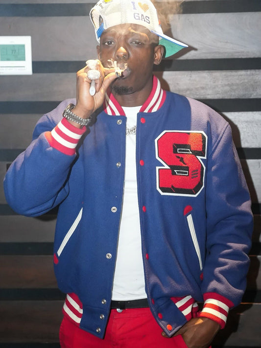 Bobby Shmurda Letterman Wool Varsity Jacket