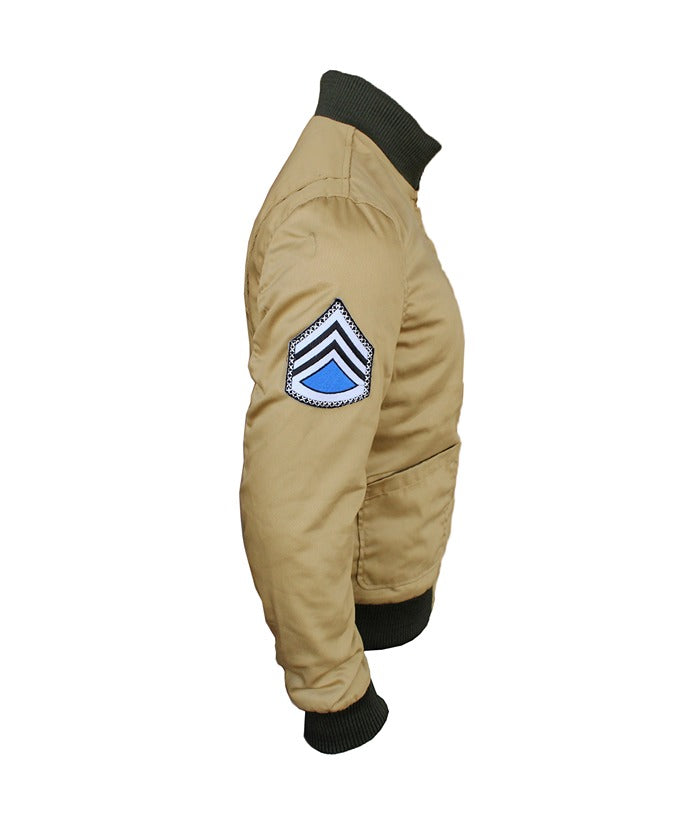 Brad Pitt Fury WW2 Pilot Bomber Aviator Jacket Gifts for Him