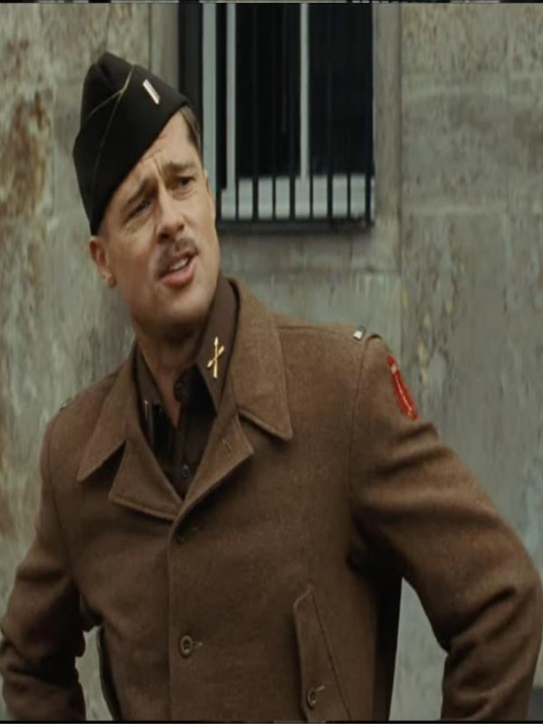Brad Pitt Inglourious Basterds Vintage Wool Jacket Buy now