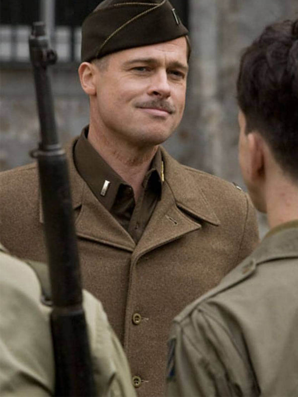 Brad Pitt Inglourious Basterds Vintage Wool Jacket Sale