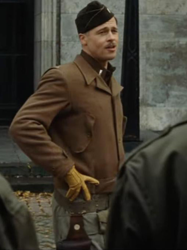 Brad Pitt Inglourious Basterds Vintage Wool Jacket Winter Sale