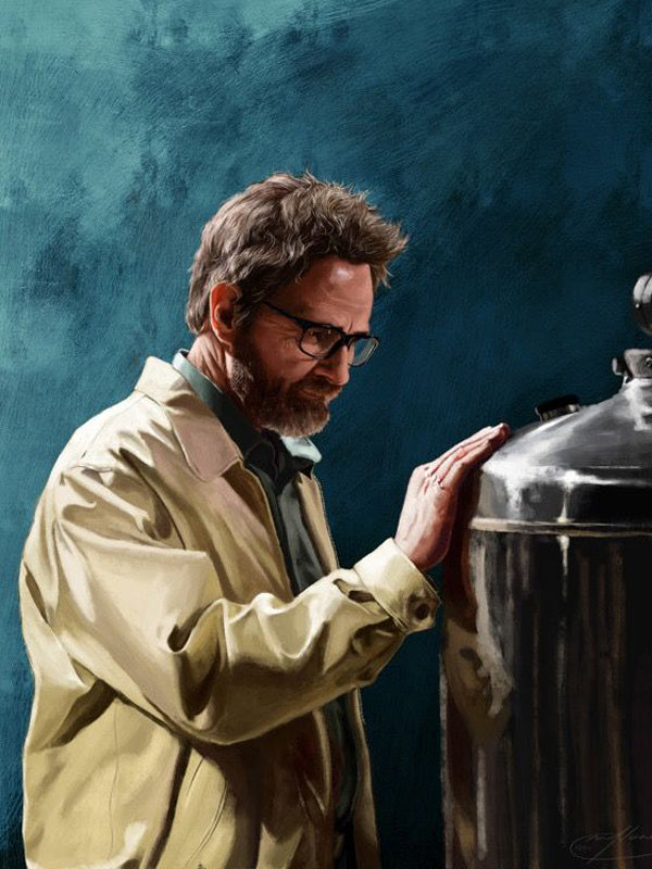 Breaking Bad Walter White Cotton Jacket Free Shipping UK USA Canada